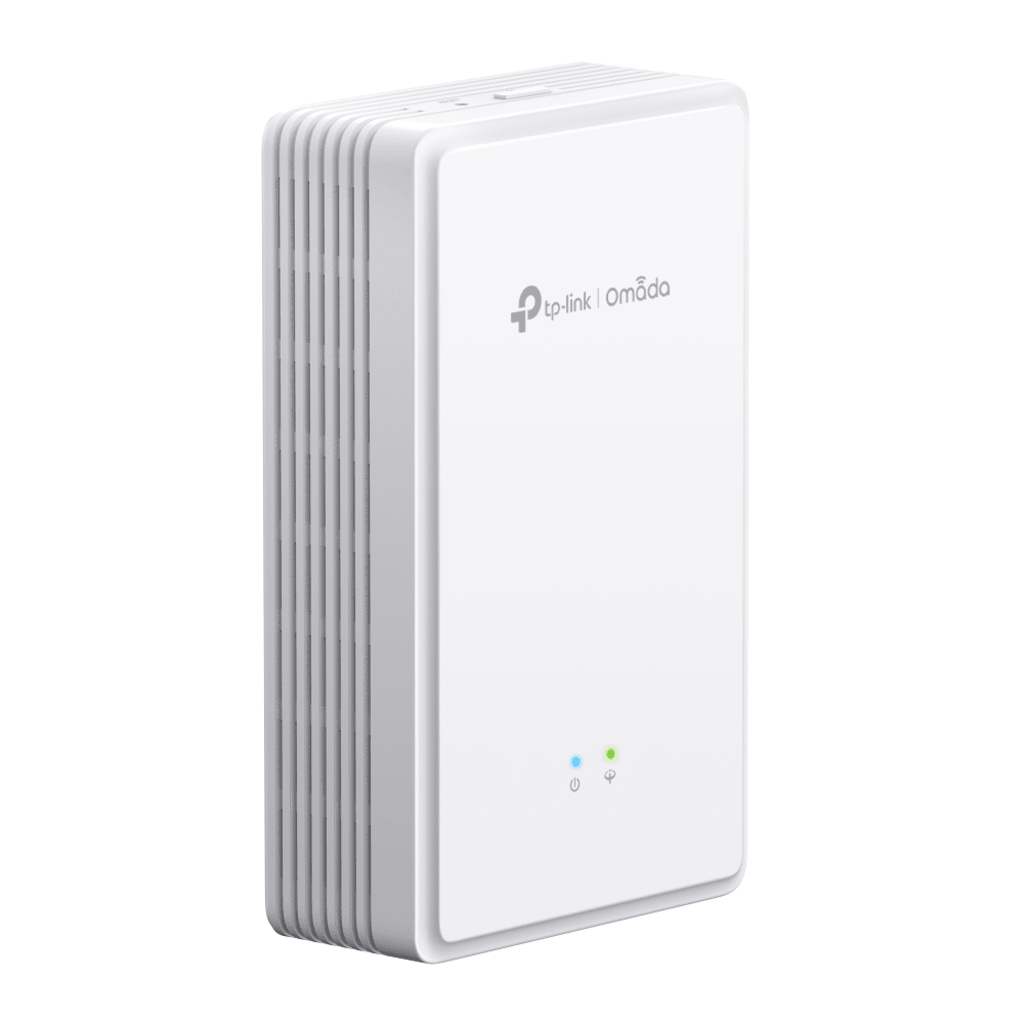 Punto de Acceso GPON Omada / WiFi 6 AX1800 / 1 puerto GPON / 1 Puerto FXS / 2 Puertos 10/100/1000 RJ45 / Mesh Omada / Configuración por Controlador o Stand-Alone / Para Montaje en Pared