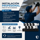 Instalación de Kit de Cámaras de Seguridad (8 Cámaras)