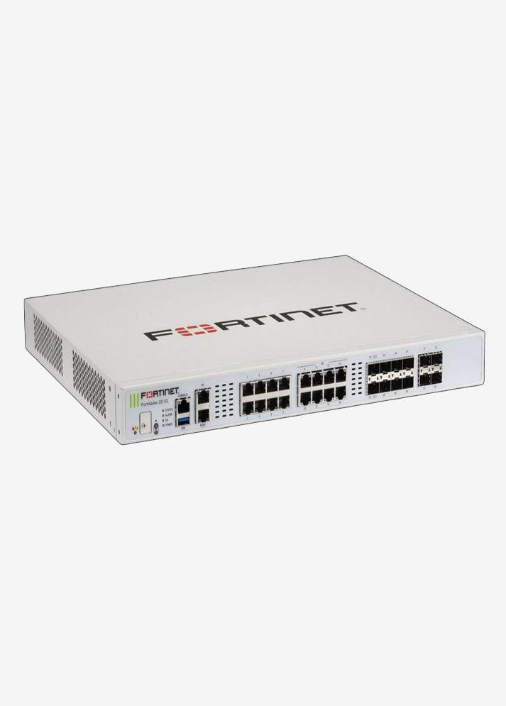 FortiGate-201G Hardware plus 1 Year FortiCare Premium and FortiGuard U