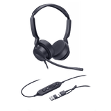 Diadema Alámbrica Yealink UH42 Dual con Audio HD y Conectividad USB-C/A