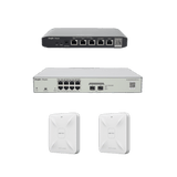 Solución Completa de Red para hasta 100 Clientes y hasta 2 servicios de Internet., Ideal para Iniciar un Proyecto de Hotelería u Oficina