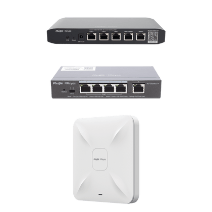 Equipos Ruijie DEMO Ideal para Probar Integraciones de Redes y WiFi 5 con CCTV