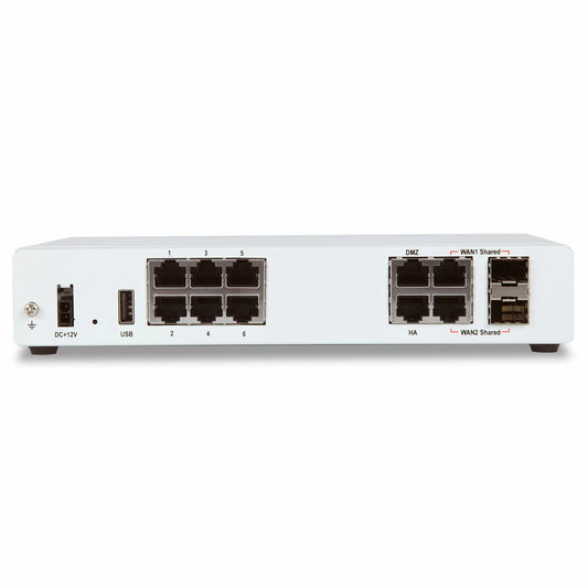 Firewall Fortinet FortiGate 80F, Alámbrico, 10 Gbit/s, 6x RJ-45