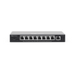 Switch Administrable 8 Puertos PoE+ 802.3af/at Gigabit, gestión gratuita desde la nube, 120w