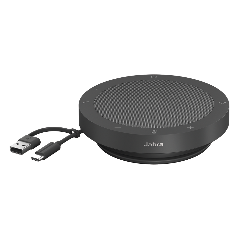 Speak 2 40 MS, Altavoz portátil con micrófono integrado, sonido increíble para conferencias y música, versión UC, Cancelación de eco acústico (AEC) (2740-209)