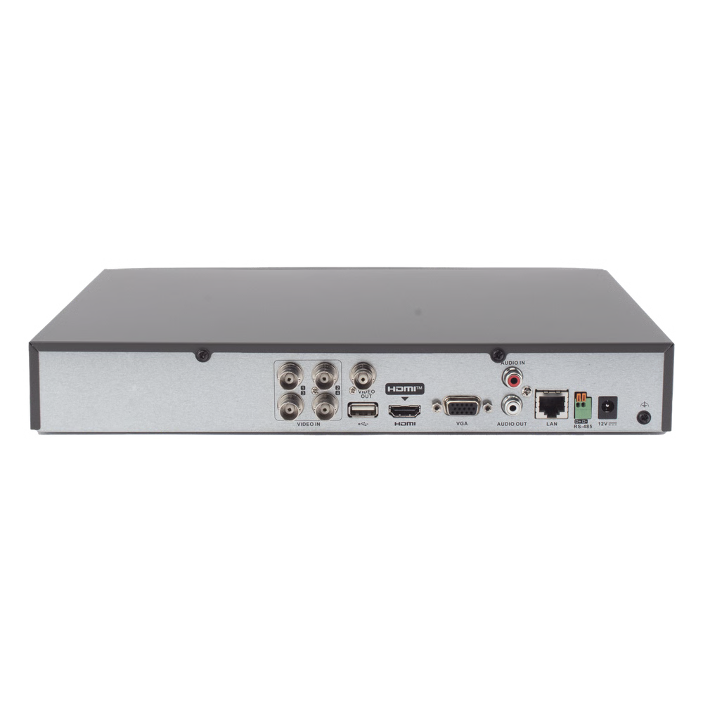 Kit TurboHD 3K (5 Megapixel) / DVR 4 Canales / 4 Cámaras Bala para Exterior y Metal + Disco Duro 1TB
