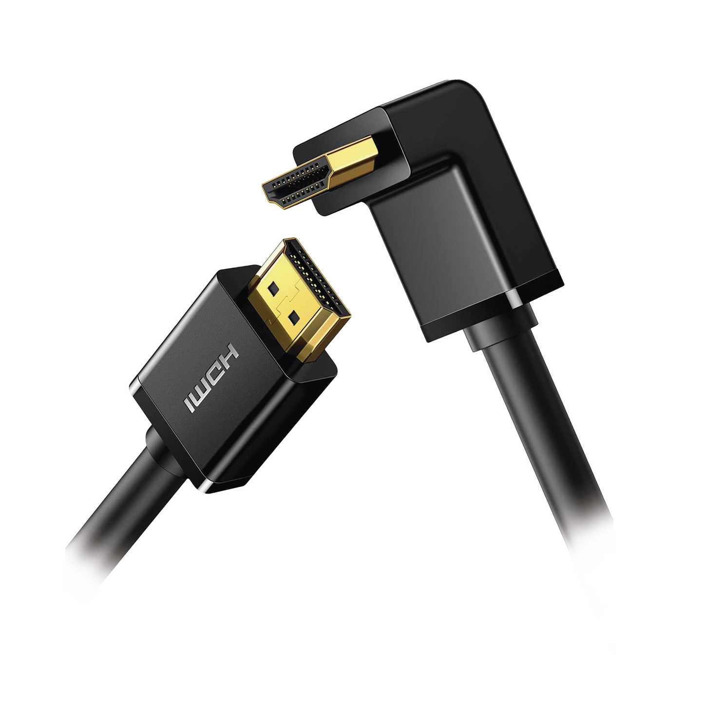 Cable HDMI 2.0  en Angulo de 90°  3 m / 4K@60Hz / HDR / 3D / HEC (Canal Ethernet HDMI) / ARC (Canal de Retorno de Audio / CEC / 32 canales de Audio / HDCP 2.2 / Dolby Atmos / 18 Gbps / Blindaje Múltiple