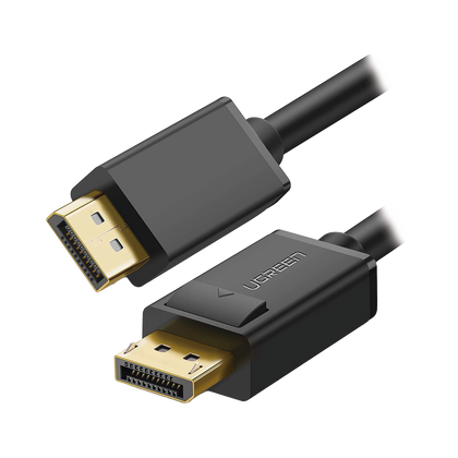 UGREEN Cable DisplayPort 1.2 Macho a Macho 1.5m | Soporta 4K@60Hz, 2K@144Hz, 3D | Cobre Estañado 28AWG | Blindaje Múltiple | Botón de Liberación