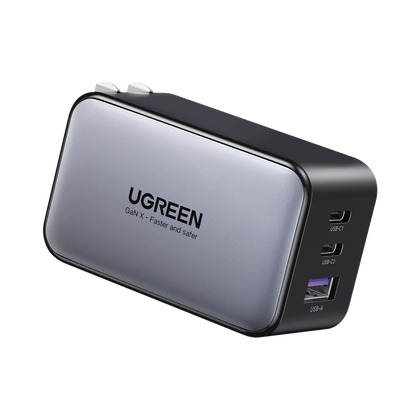 Cargador Nexode 65W: 3 puertos (2 USB-C, 1 USB-A), carga rápida con GaN II, Power Delivery 3.0 y Quick Charge 4.0