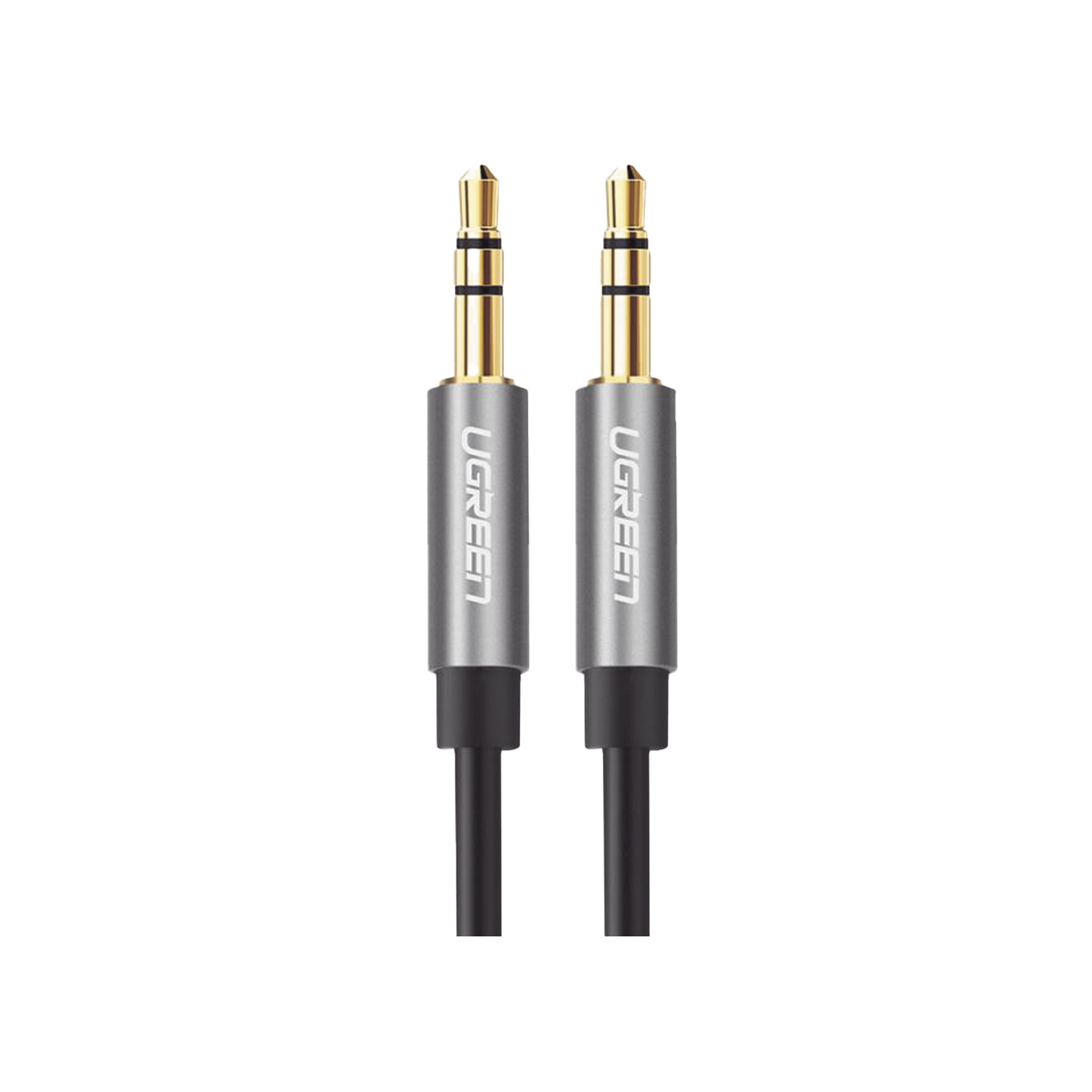 UGREEN Cable Auxiliar de 5m | Conector 3.5mm Macho a Macho | TPE Duradero y Carcasa de Aluminio | Negro
