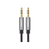 UGREEN Cable Auxiliar de 5m | Conector 3.5mm Macho a Macho | TPE Duradero y Carcasa de Aluminio | Negro