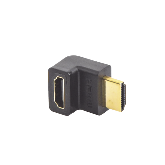UGREEN Adaptador HDMI de 90 Grados Macho a Hembra  Hacia Arriba  HDMI 2.0  4K@60Hz / Proporciona Flexibilidad Sin Doblar los Cables HDMI