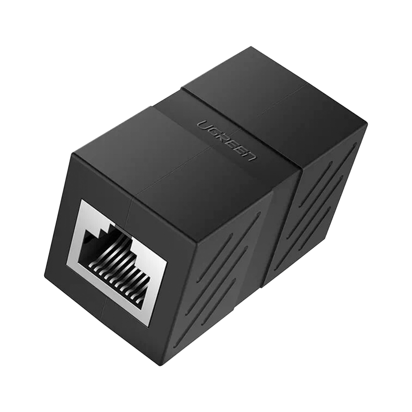 UGREEN Acoplador (Extensor de Cable Ethernet RJ45 a RJ45) / 1000Mbps / Compatibilidad con Cat7 Cat6A Cat6 Cat5e / Compatible con POE / Ignífugo / ABS