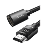 UGREEN Cable de extensión HDMI 8K / 1 Metro / Macho a Hembra / HDMI 2.1 / 8K@60Hz / Núcleo de Cobre Puro 28AWG / Soporta la Conexión de hasta 3 Metros de largo en HDMI 2.1
