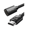 Cable de extensión HDMI 8K / 1 Metro / Macho a Hembra / HDMI 2.1 / 8K@60Hz / Núcleo de Cobre Puro 28AWG / Soporta la Conexión de hasta 3 Metros de largo en HDMI 2.1