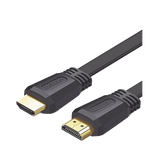 Cable HDMI 2.0 Plano de 3 m / 4K@60Hz / HDR / 3D / HEC (Canal Ethernet HDMI) / ARC (Canal de Retorno de Audio) / Color Profundo de 48 bits / Audio de 32 canales / HDCP /Audio Dolby True HD 7.1 / 18 Gbps / Estañado y Triple Blindaje / Anti Interfere