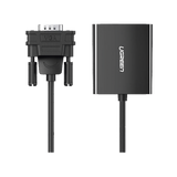 UGREEN Entrada: VGA Macho  Salida: HDMI Hembra Resolución de 1080P@60Hz Puerto Estéreo de 3.5 mm / Plug and Play, Sin Controlador / Longitud del Cable 15 cm. / Incluye Cable de Alimentacion USB / Incluye Cable de Audio de 3.5mm.