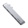 HUB USB-C (Thunderbolt 3) Multifuncional para MacBook Pro/Air / 1 Puerto HDMI + 3 Puertos USB3.0 + USB- C (PD 100W) / Transferencia de Video y Datos /  5 en 2