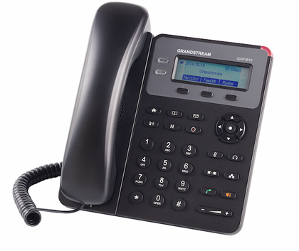 Teléfono IP SMB de 2 Líneas, 1 Cuenta SIP con 3 teclas de función programables y conferencia de 3 vías. 5Vcc