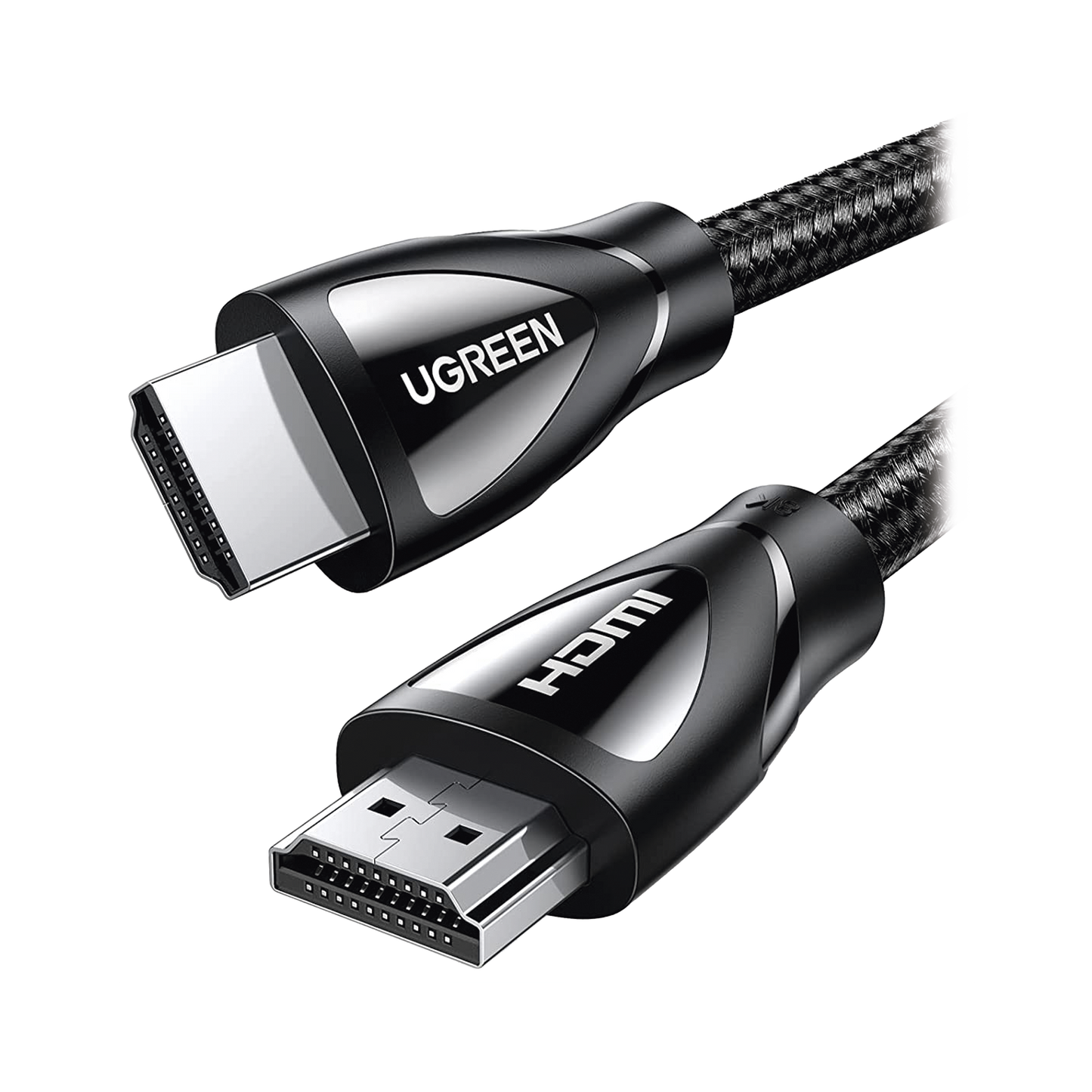 Cable HDMI 2.1 de Nylon Trenzado 5 Metros  8K@60Hz/4K@120Hz  eARC (Canal de Retorno de Audio  HDR10+  VVR  HEC  ALLM  3D  Dolby Atmos  Dolby Visión  48 Gbps