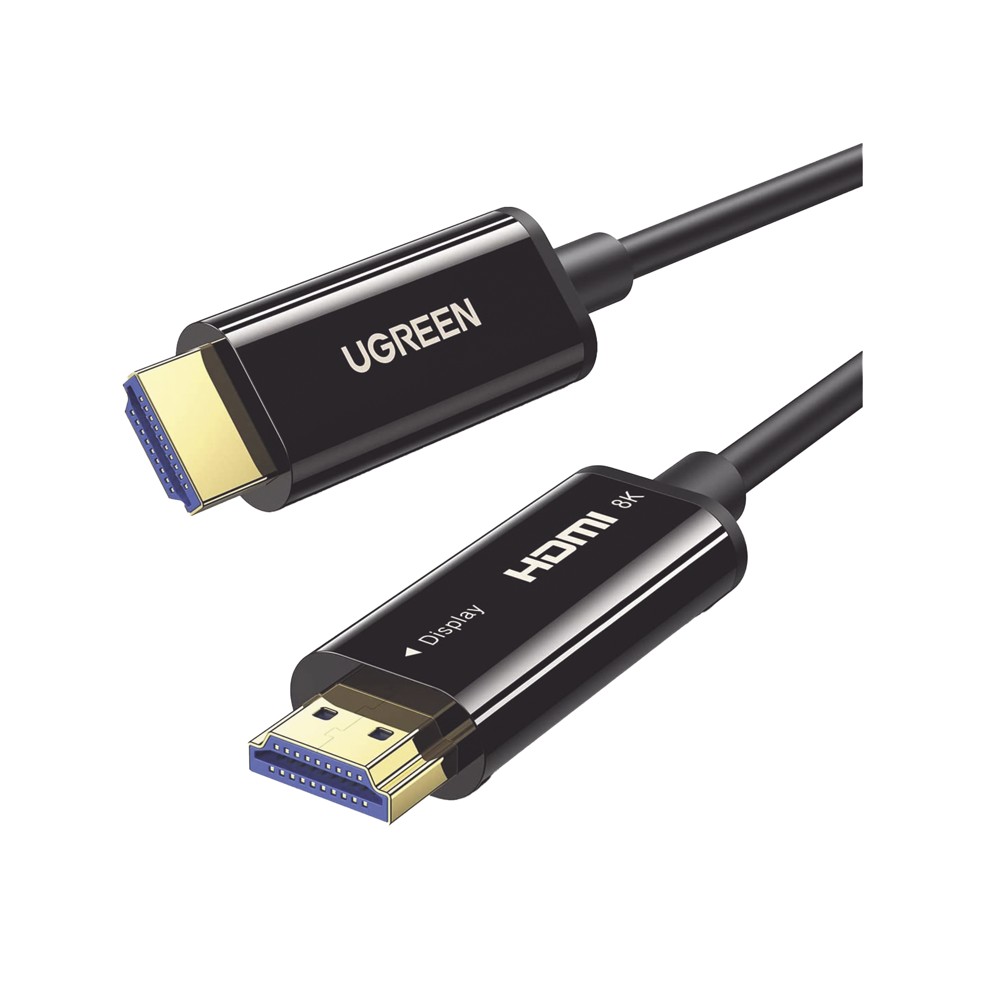 Cable HDMI de 30 Metros por Fibra Óptica 8K@60Hz Fibra de núcleos  Cobre estañado de núcleos Compatible con HDMI Alta velocidad 18  Gbps