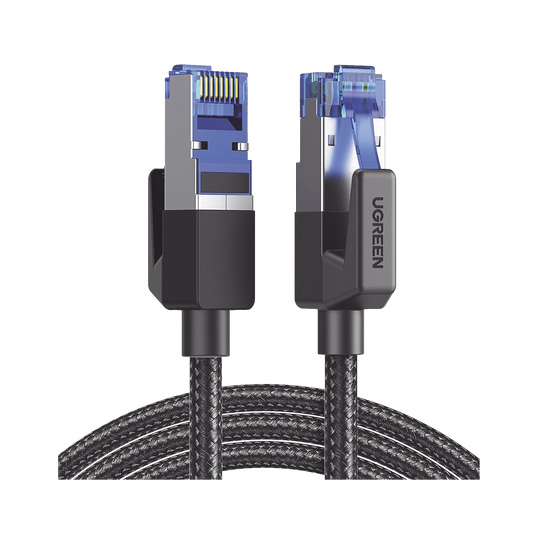 Ugreen Cable Ethernet Cat8 CLASS?F/FTP Redondo con Malla de Nylon 5 Metros