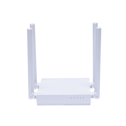 Router Inalámbrico doble banda AC, 2.4 GHz y 5 GHz Hasta 733 Mbps, 4 antenas externas omnidireccional, 4 Puertos LAN 10/100 Mbps, 1 Puerto WAN 10/100 Mbps