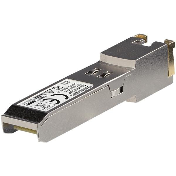 StarTech.com SFP+ Compatible Cisco SFP-10GB-TC - 10GBASE-T - SFP a RJ45 Cat6 / Cat5e - RJ45 30m - Cisco Firepower/ ASR1000/ASR9000 - Para Redes de datos - Par trenzadoEthernet de 10 gigabits - 10GBase-T - Conectable Directamente