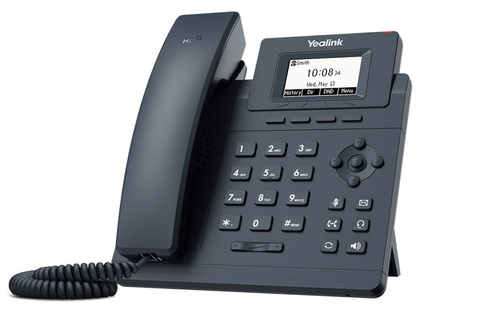 Yealink Teléfono IP Empresarial Yealink SIP T30P con 1 Línea SIP y Conferencia