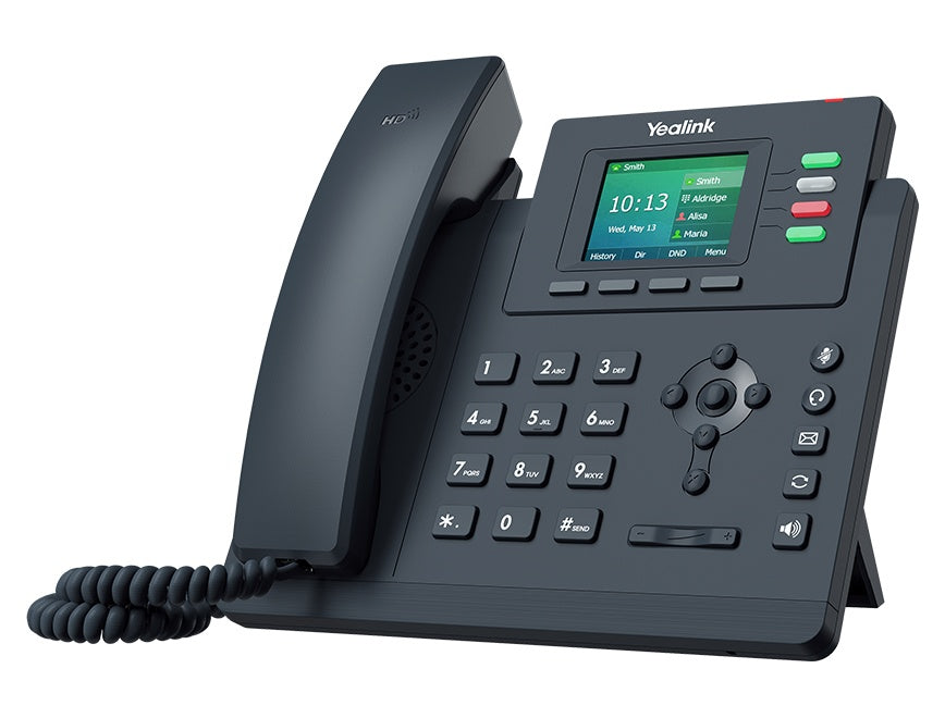 Yealink Teléfono IP SIP-T33G 2.4", Alámbrico, 4 Lineas, Altavoz, Negro