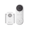 Timbre con Cámara Wi-Fi (Doorbell) de Batería Recargable  / Libre de Cables / Uso Exterior Con Protección (IP65) / Cámara 3 Megapíxel / Llamada a la App / Incluye Timbre Para Interior Con Timbres Seleccionables / Ranura