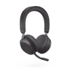 Jabra Evolve2 75, Auricular stereo versión MS con cancelación de ruido activa, dongle USB-A indicador de ocupado (Busylight)(27599-999-999)