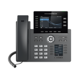 Teléfono IP Wi-Fi, Grado Operador, 6 líneas SIP con 6 cuentas, pantalla a color 4.3", puertos Gigabit, Bluetooth, PoE, codec Opus, IPV4/IPV6 con gestión en la nube GDMS