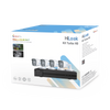 Hikvision Kit cámaras TurboHD 1080p / DVR 4 Canales / 4 Cámaras Bala ColorVu con Micrófono Integrado / Fuente de Poder / Accesorios de Instalación