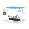 Kit TurboHD 1080p: DVR 4 Canales, 4 Cámaras ColorVu con Micrófono, Grabación a Color 24/7, Fuente de Poder, Cables, Compatible con HikConnect