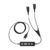Jabra Link 265 USB/QD cable de entrenamiento, para conectar 2 diademas simultaneas con puerto USB (265-09)