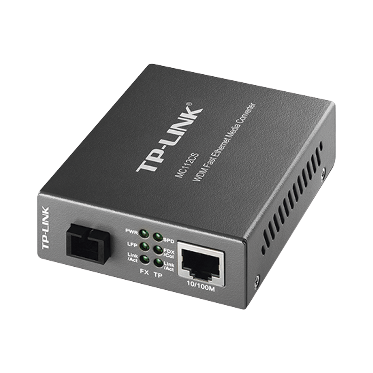 TP-LINK Convertidor WDM Monomodo: 1 Puerto RJ45 10/100 Mbps, 1 Puerto SC/UPC 100 Mbps, Hasta 20 km. Requiere MC111CS para operar