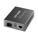 TP-LINK Convertidor WDM Monomodo: 1 Puerto RJ45 10/100 Mbps, 1 Puerto SC/UPC 100 Mbps, Hasta 20 km. Requiere MC111CS para operar