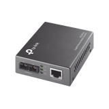 TP-LINK Convertidor Multimedia Multi-modo, 1 puerto RJ45 1000 Mbps, conector de fibra SC, hasta 500 M