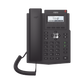 Teléfono IP empresarial para 2 lineas SIP con pantalla LCD, Códec Opus, conferencia de 3 vías, PoE.
