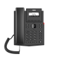 Teléfono IP empresarial para 2 lineas SIP con pantalla LCD, Puertos Gigabit, Códec Opus, conferencia de 3 vías, PoE.