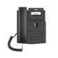 Teléfono IP empresarial para 2 lineas SIP con pantalla LCD, Códec Opus, conferencia de 3 vías, PoE.
