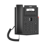 Teléfono IP WiFi empresarial para 2 líneas SIP con pantalla LCD, Códec Opus, conferencia de 6 vías.