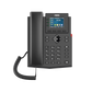 Teléfono IP empresarial para 4 líneas SIP con pantalla LCD de 2.4 pulgadas a color, Opus y conferencia de 3 vías, PoE.