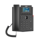 Teléfono IP Wi-Fi empresarial para 4 líneas SIP con pantalla LCD de 2.4 pulgadas a color, Opus y conferencia de 3 vías, PoE.